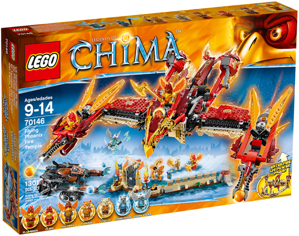 70146 - Flying Phoenix Fire Temple